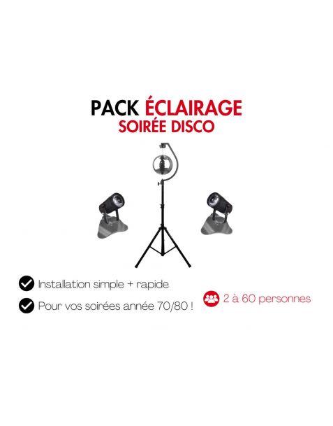 Location éclairage pack soirée disco à Lyon