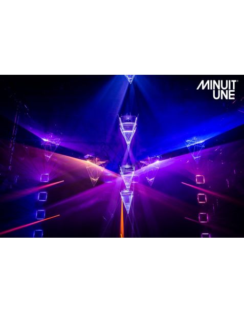 Location laser pyramide MINUIT UNE