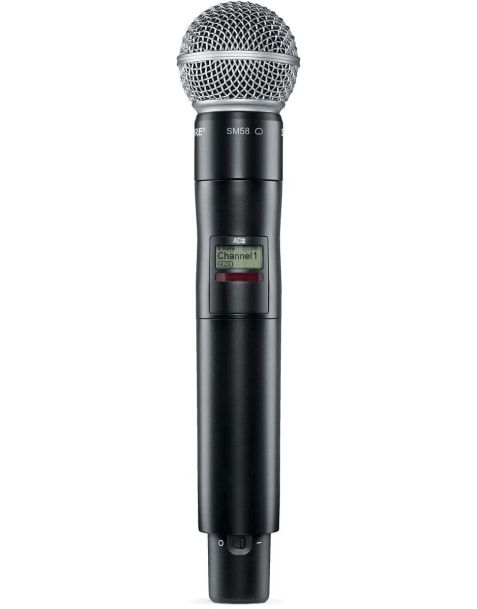 LOCATION ÉMETTEUR MAIN SIMPLE AD SHURE SM58 - 470 à 636 MHz