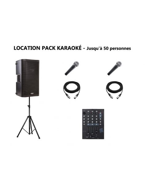 Location matériel karaoké Lyon : enceinte, micros, table de mixage