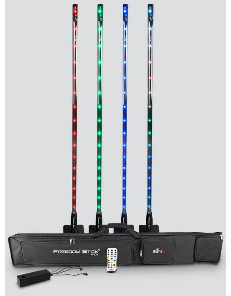 Location d'un pack de luminaire LED RGB sur pied CHAUVET DJ