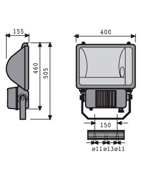 VENTE OCCASION projecteur 400w étanche
