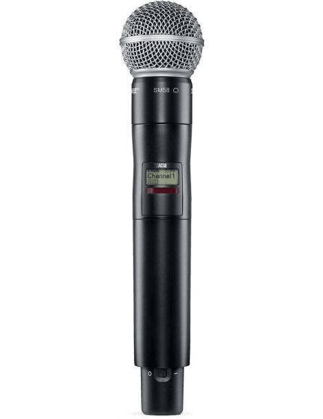 LOCATION ÉMETTEUR MAIN SIMPLE AD SHURE SM58 - 470 à 636 MHz