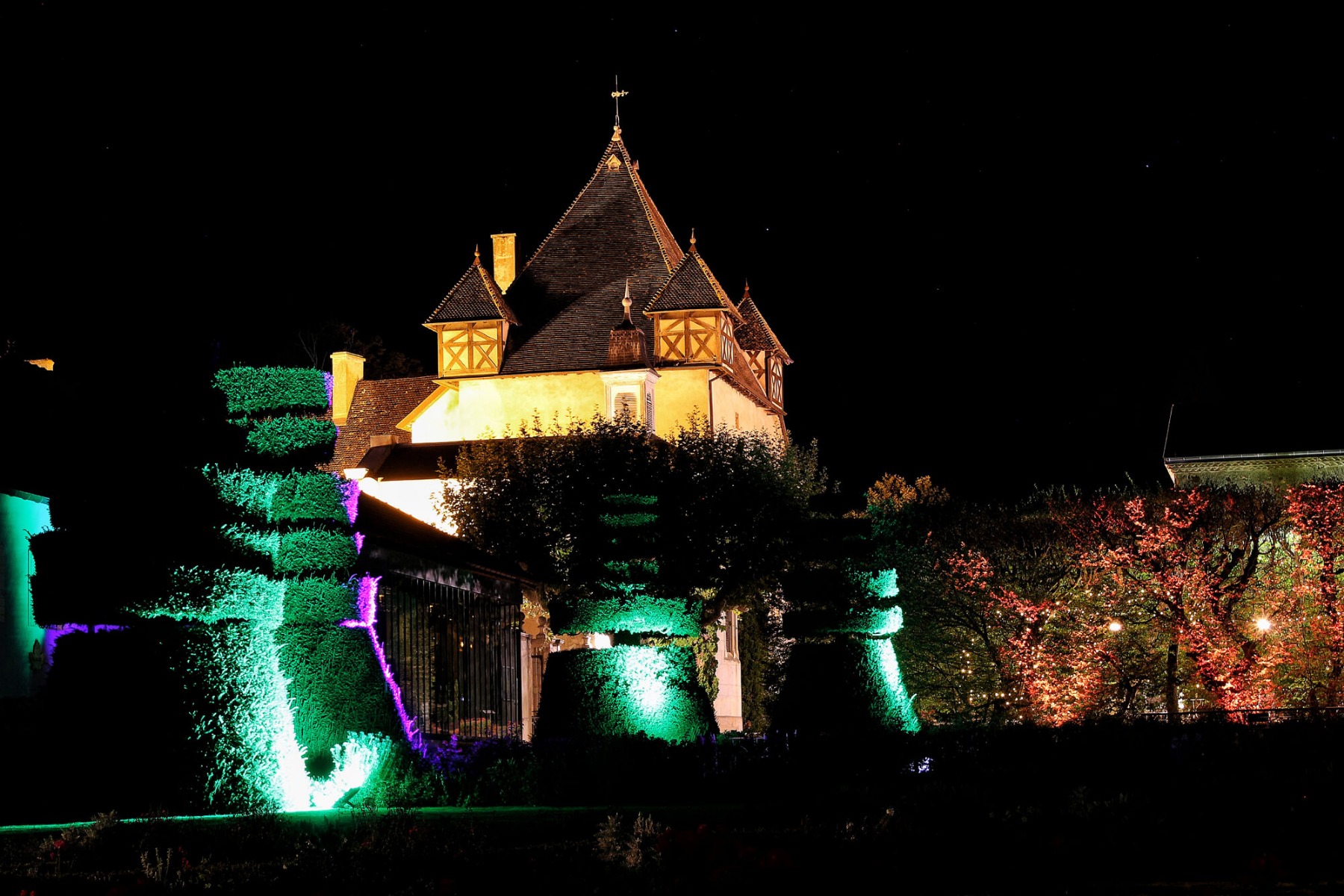 Eclairage architectural Château de Pizay