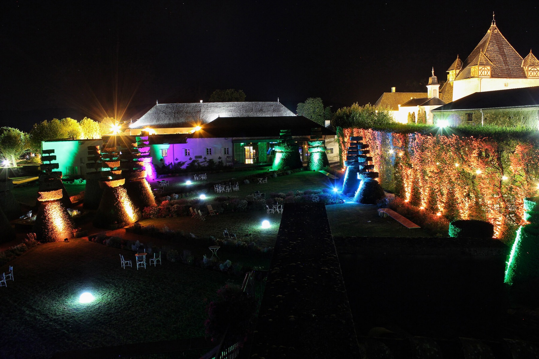 Lumière extérieur étanche pour soirée evenementiel