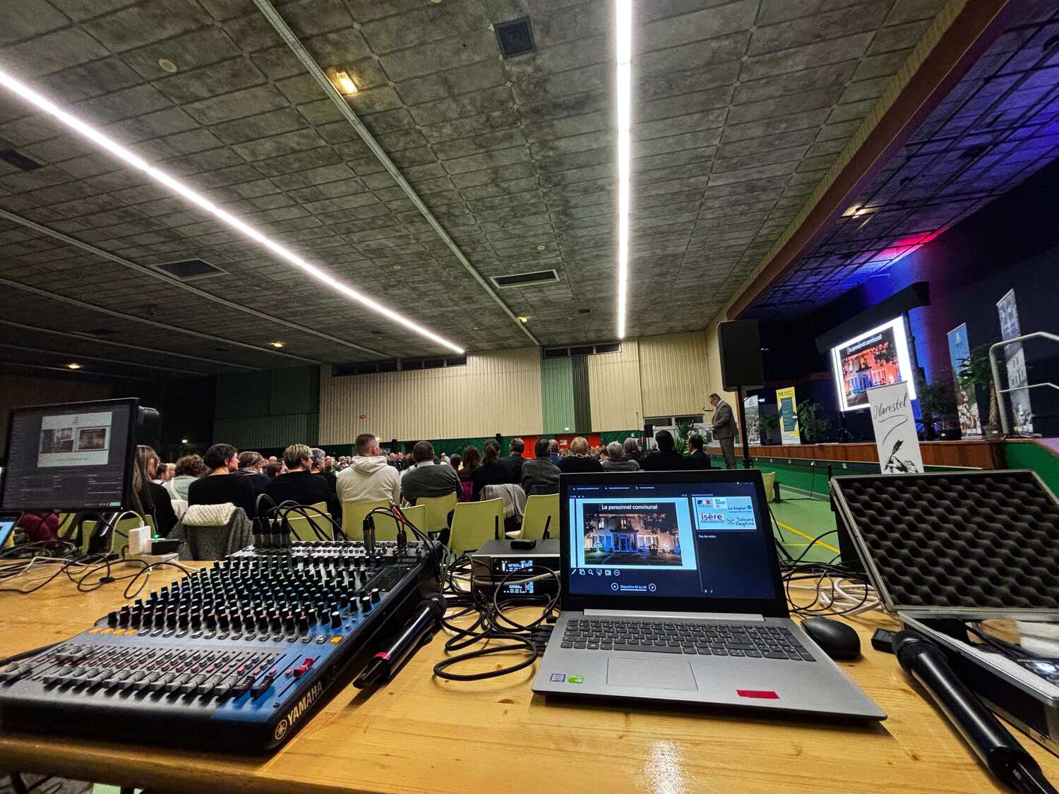 Prestation audiovisuelle complète de nos techniciens ABLE events